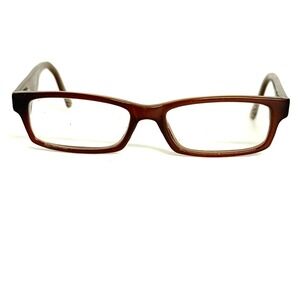 Marco Brown Rectangular Eyeglasses Frames 49-18-135 Vintage Style Glasses